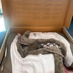 Sorel White and Gray Winter Boots